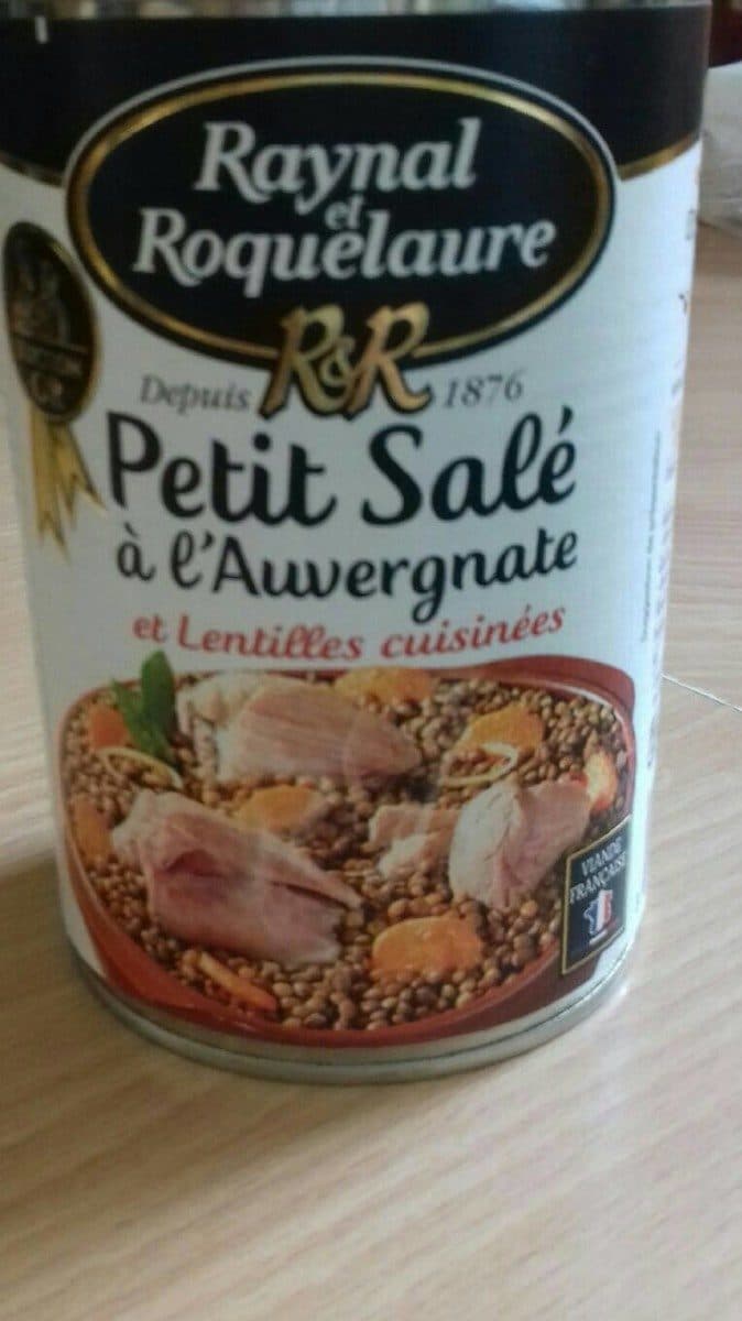 Open Food Facts Petit salé à l'auvergnate packshot