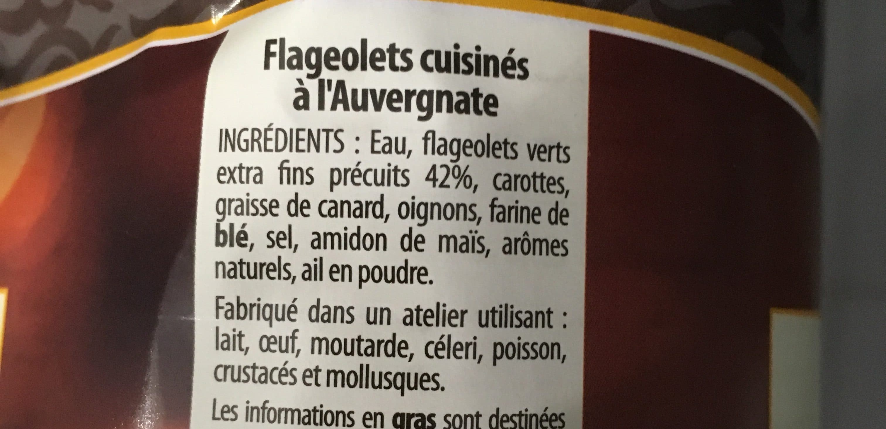 Raynal et Roquelaure Flageolets cuisinées à l'Auvergnate packshot