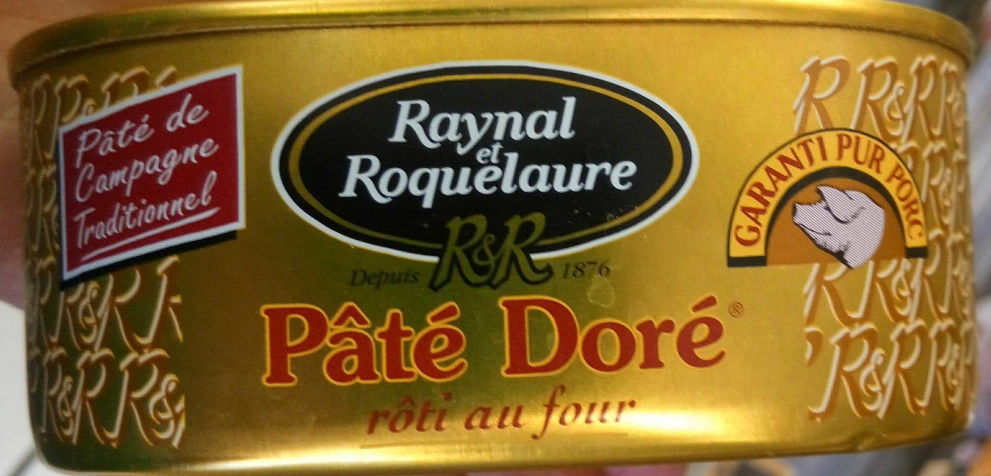 Raynal et Roquelaure Pâté doré de campagne packshot