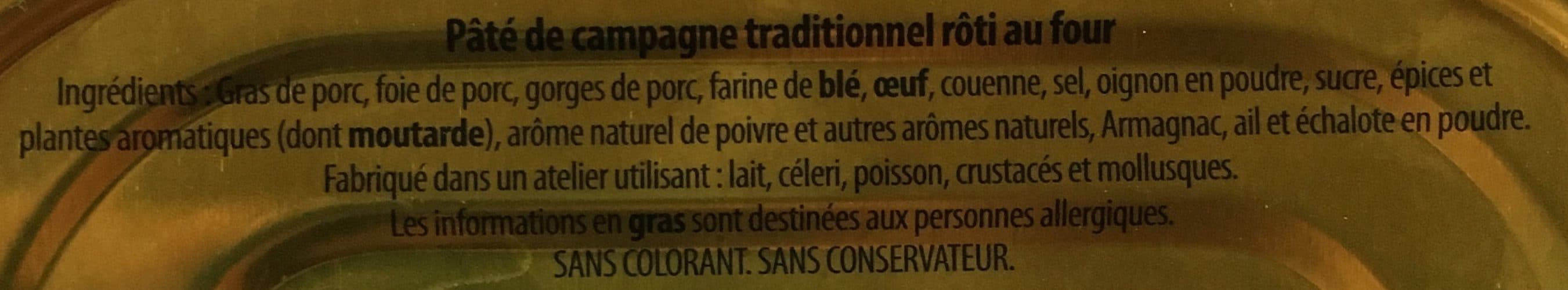 Raynal et Roquelaure Pâté doré de campagne packshot