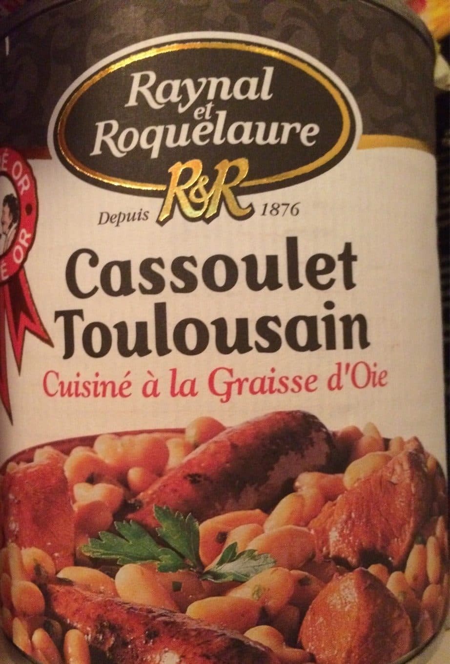 Raynal Et Roquelaure Cassoulet Toulousain cuisiné à la Graisse d'Oie packshot
