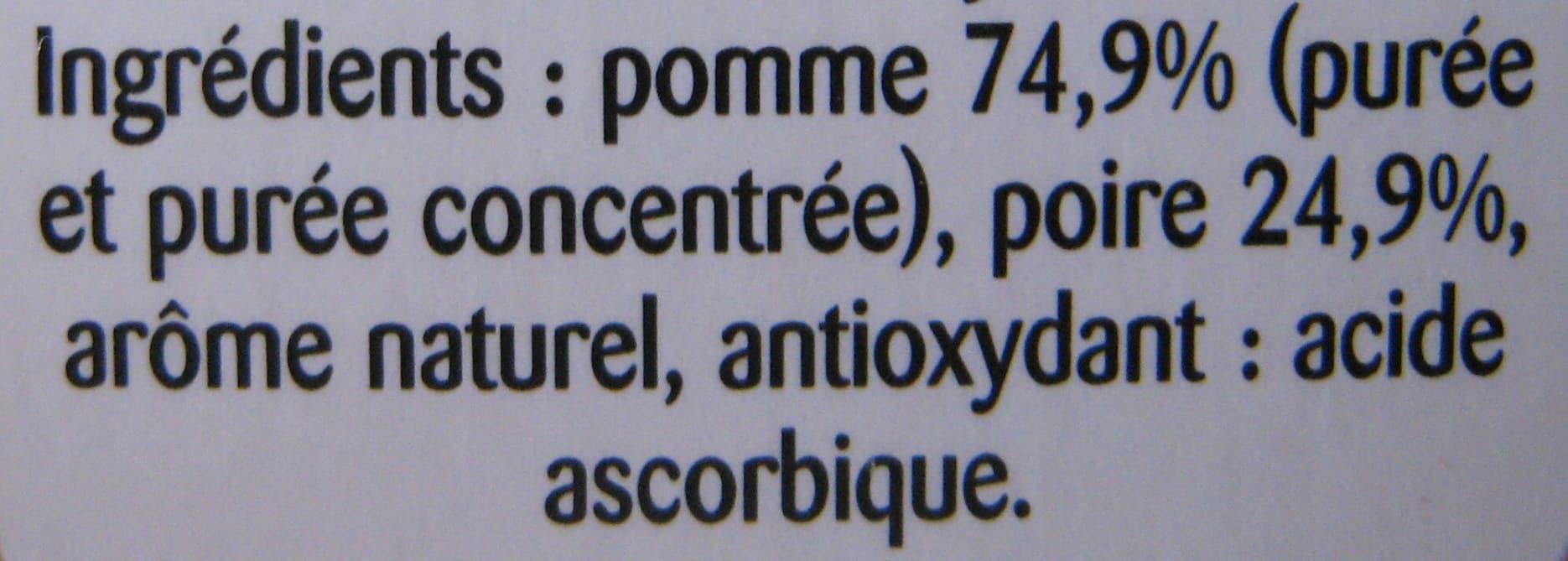 Materne Compotes pomme poire Materne packshot