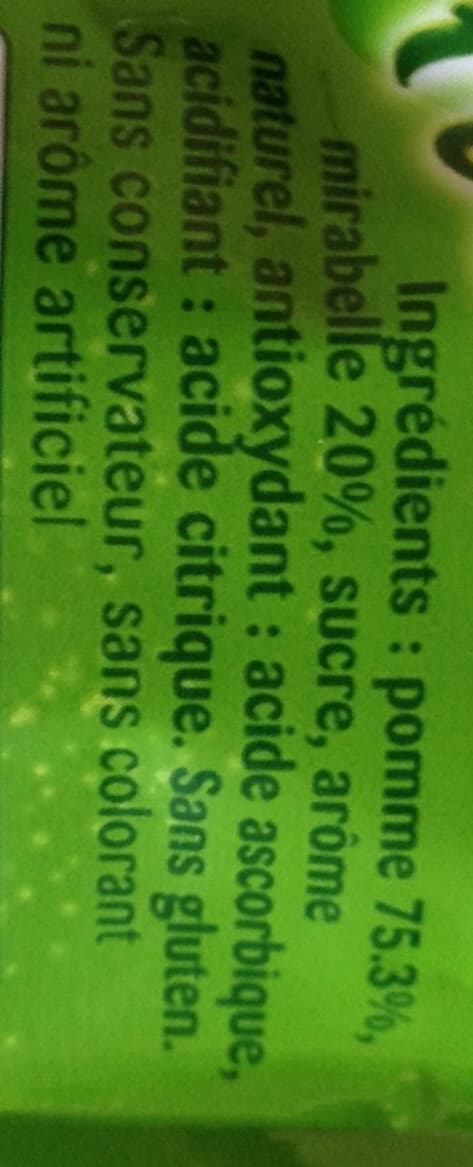 Materne Pom' Potes - Compotes en gourde pomme mirabelle packshot