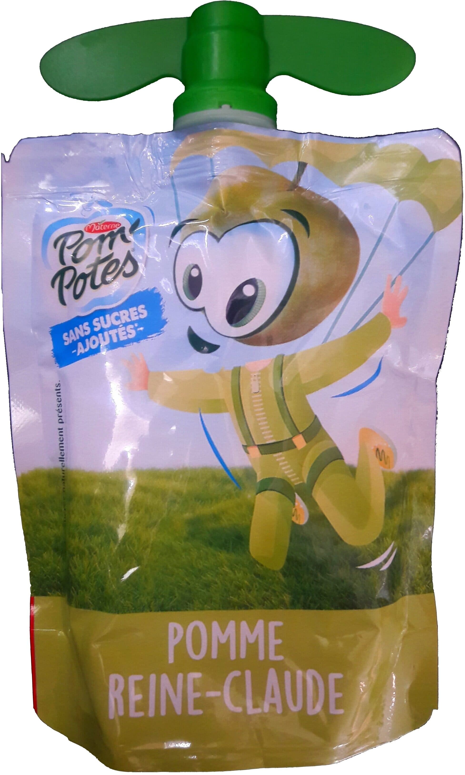 Materne Pom’Potes Pomme Reine-Claude sans sucres ajoutés packshot
