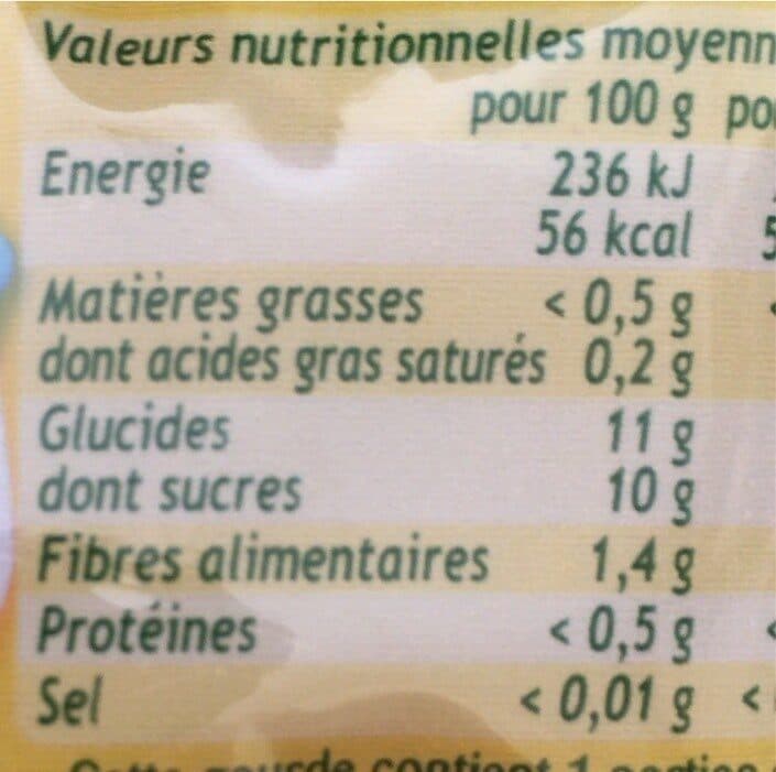 Materne Gourde 5 fruits (pomme, abricot, pêche, poire, banane) packshot