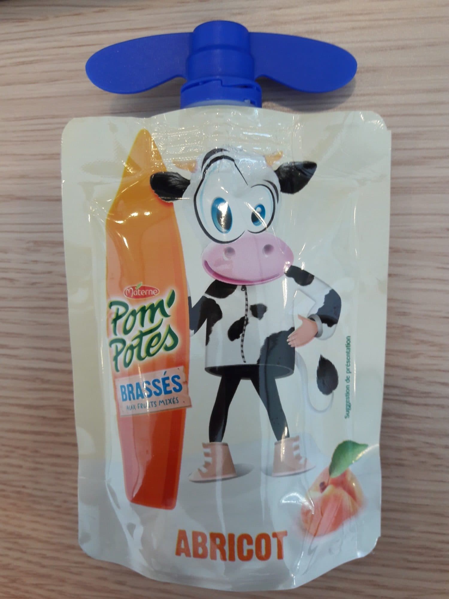 Materne Pom'Potes Brassés Abricot packshot