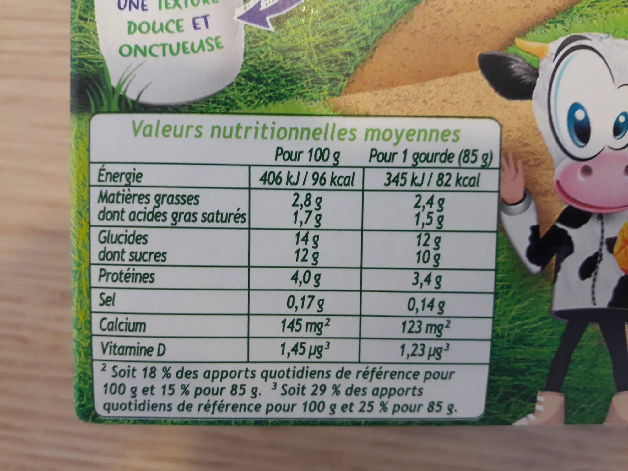 Materne Yaourts fruits mixés mangue Pom'Potes packshot
