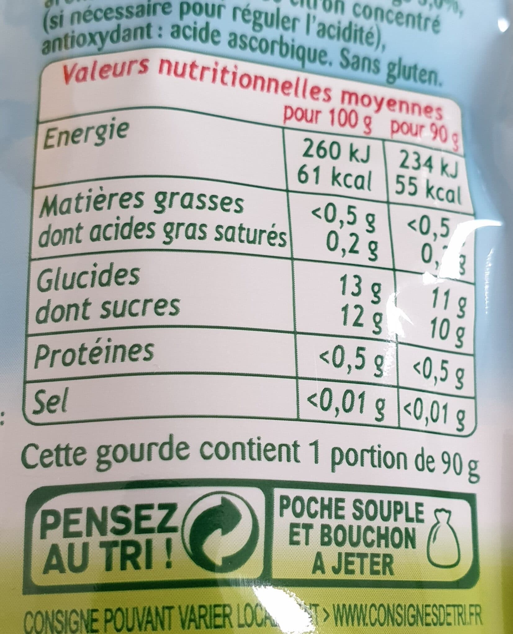 Pom'Potes Gourde Pom'potes 5 fruits packshot