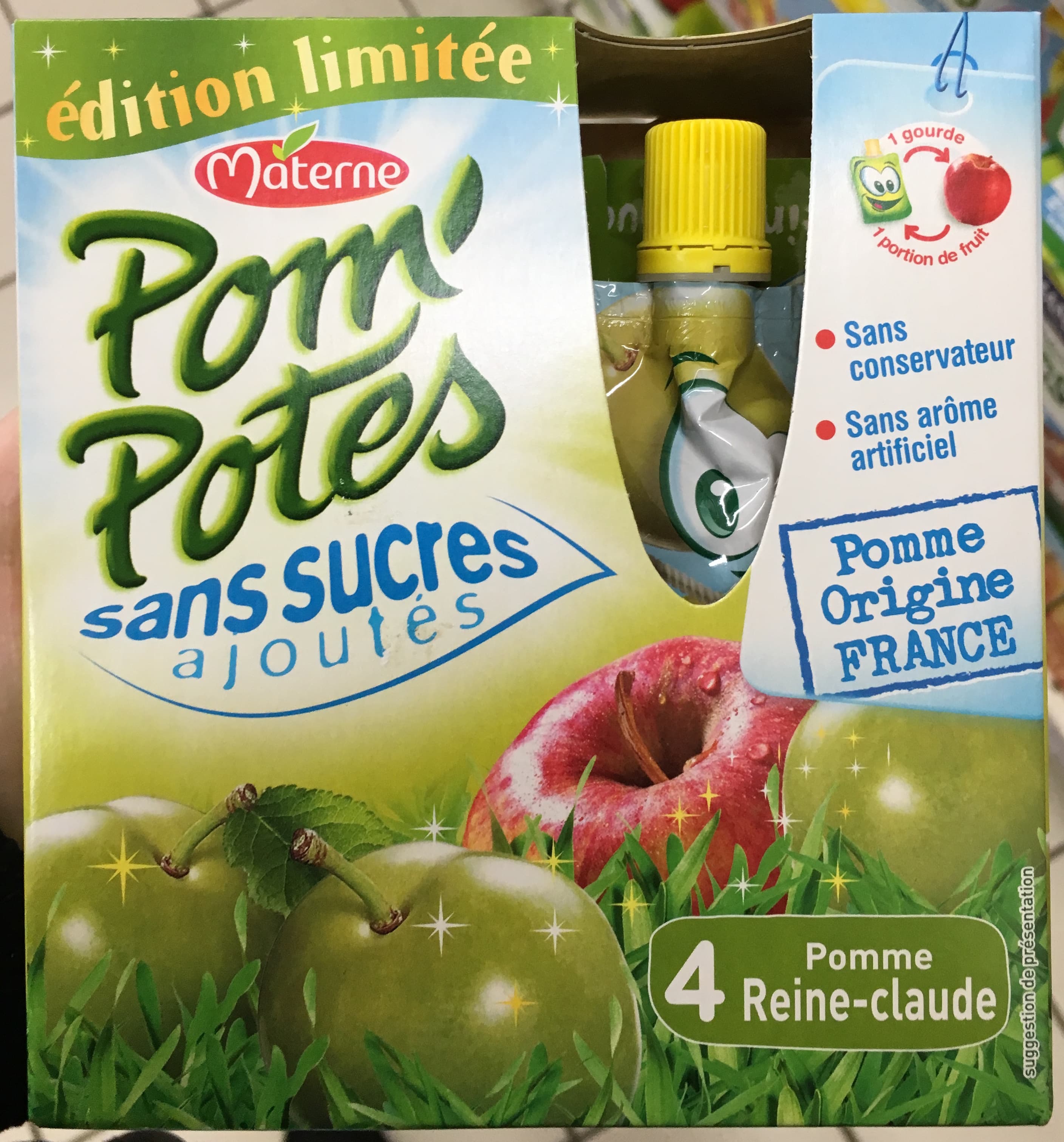 Materne Pom'Potes Pomme Reine-Claude packshot