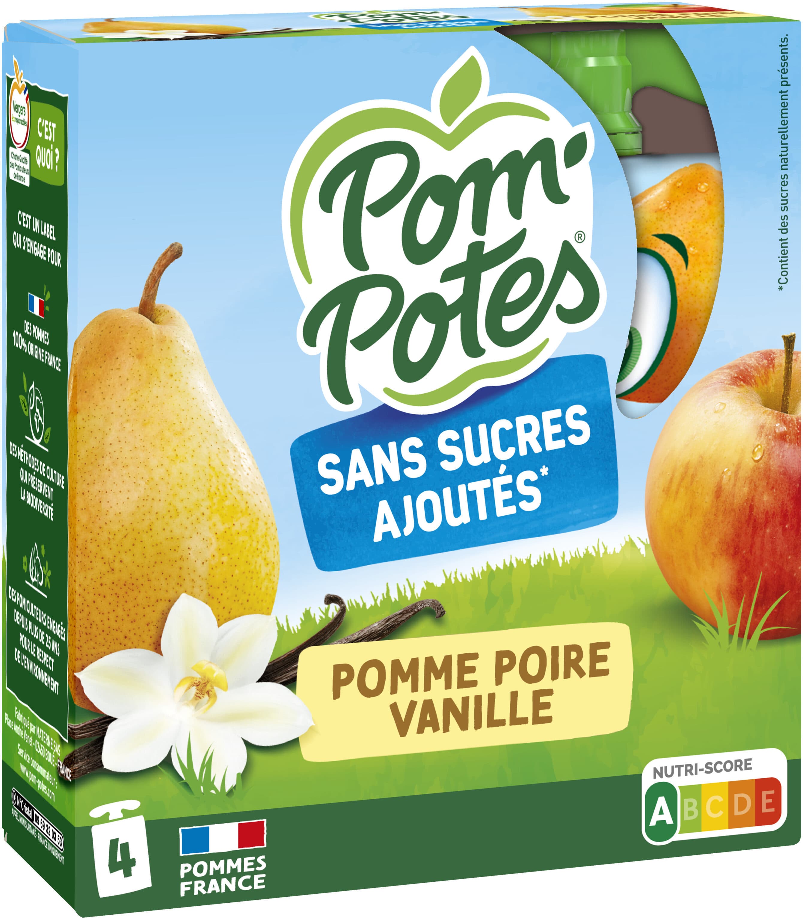 Materne POM'POTES Pomme Poire Vanille packshot