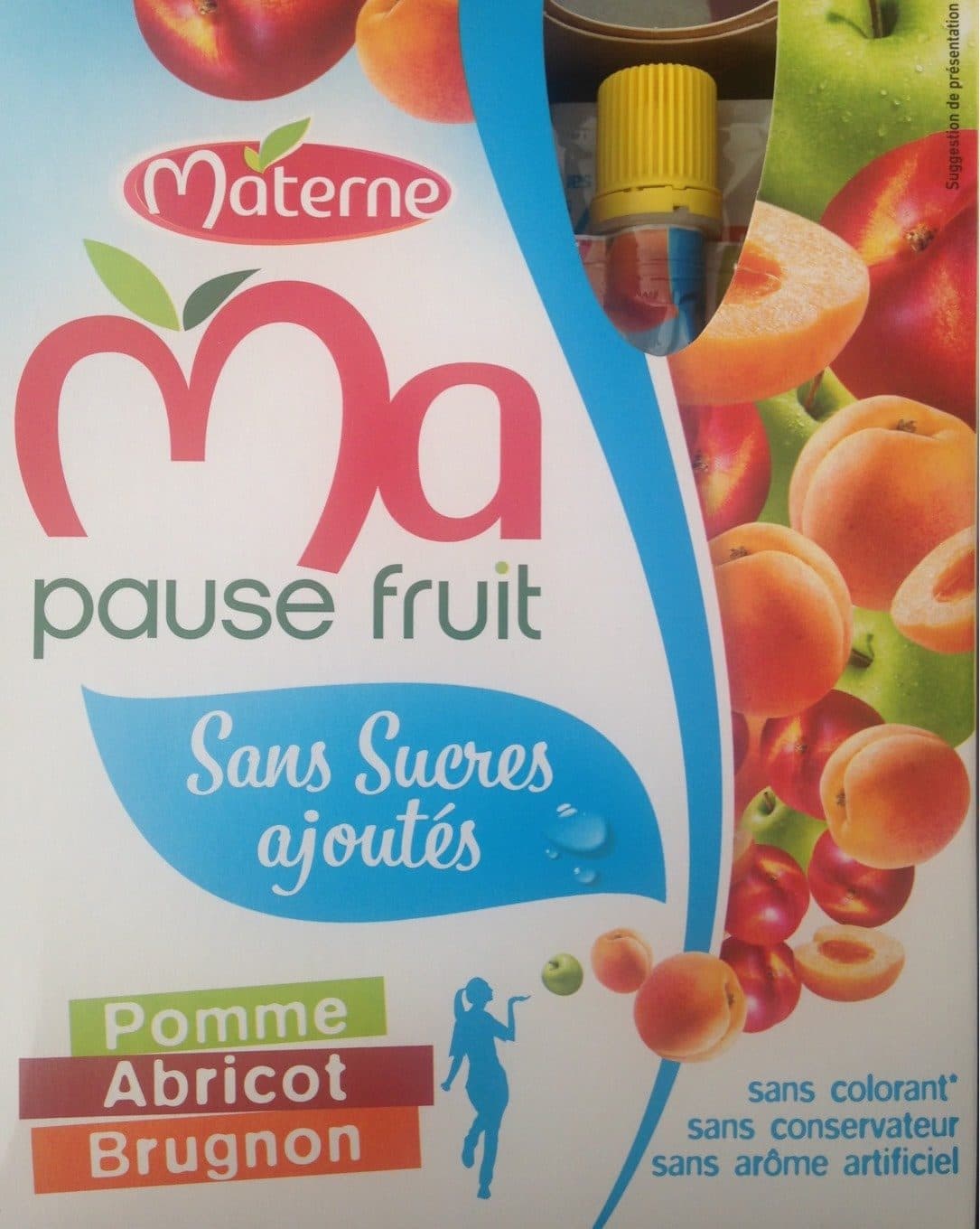 Materne Ma Pause Fruit Pomme Abricot Brugnon packshot