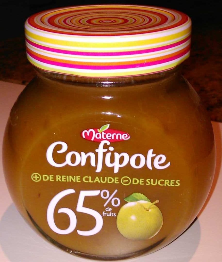Materne Confipote reine-Claude packshot