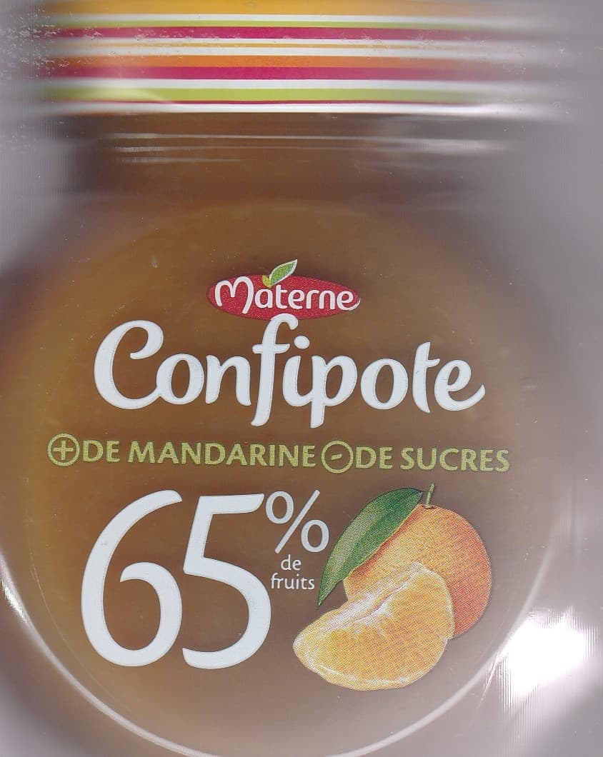 Materne Confipote Mandarine packshot