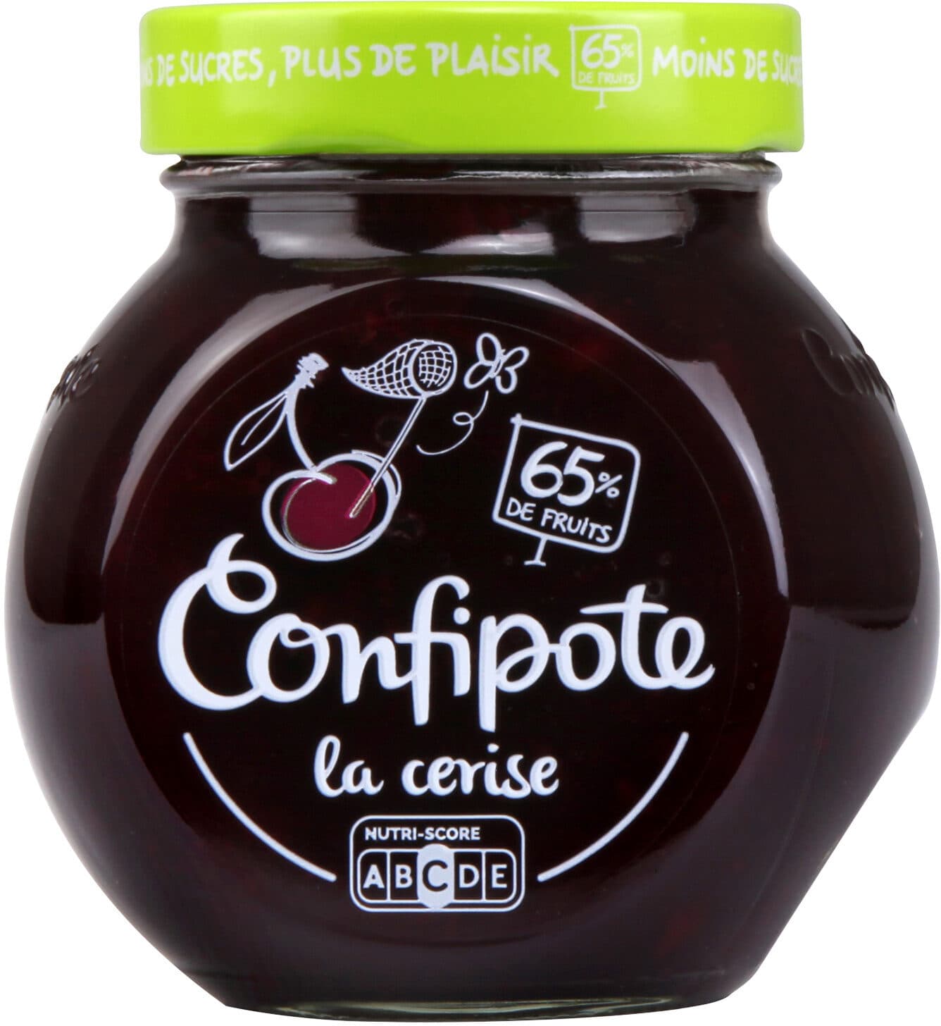 Confipote Confiture Allégée Cerise packshot