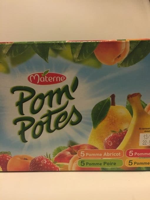 Classique POM'POTES Compotes Sans Sucres Ajoutés Multivariétés 20x90g packshot