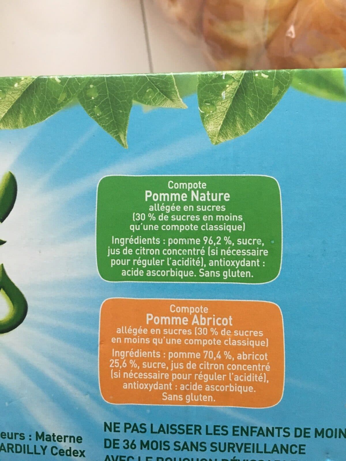 Materne Compotes packshot