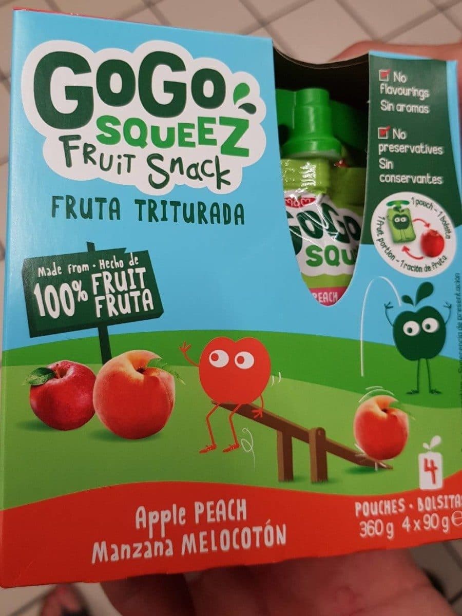 Gogo squeez Apple peach packshot
