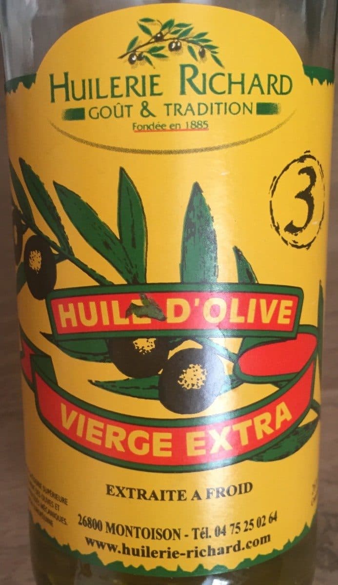 Huilerie Richard Huile d'olive vierge extra packshot