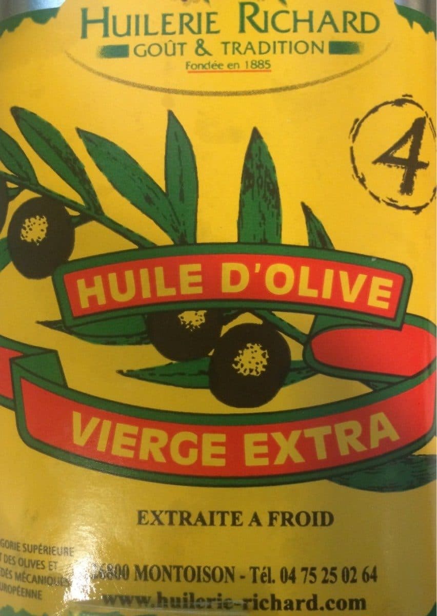 Huilerie Richard Huile d'olive vierge extra packshot