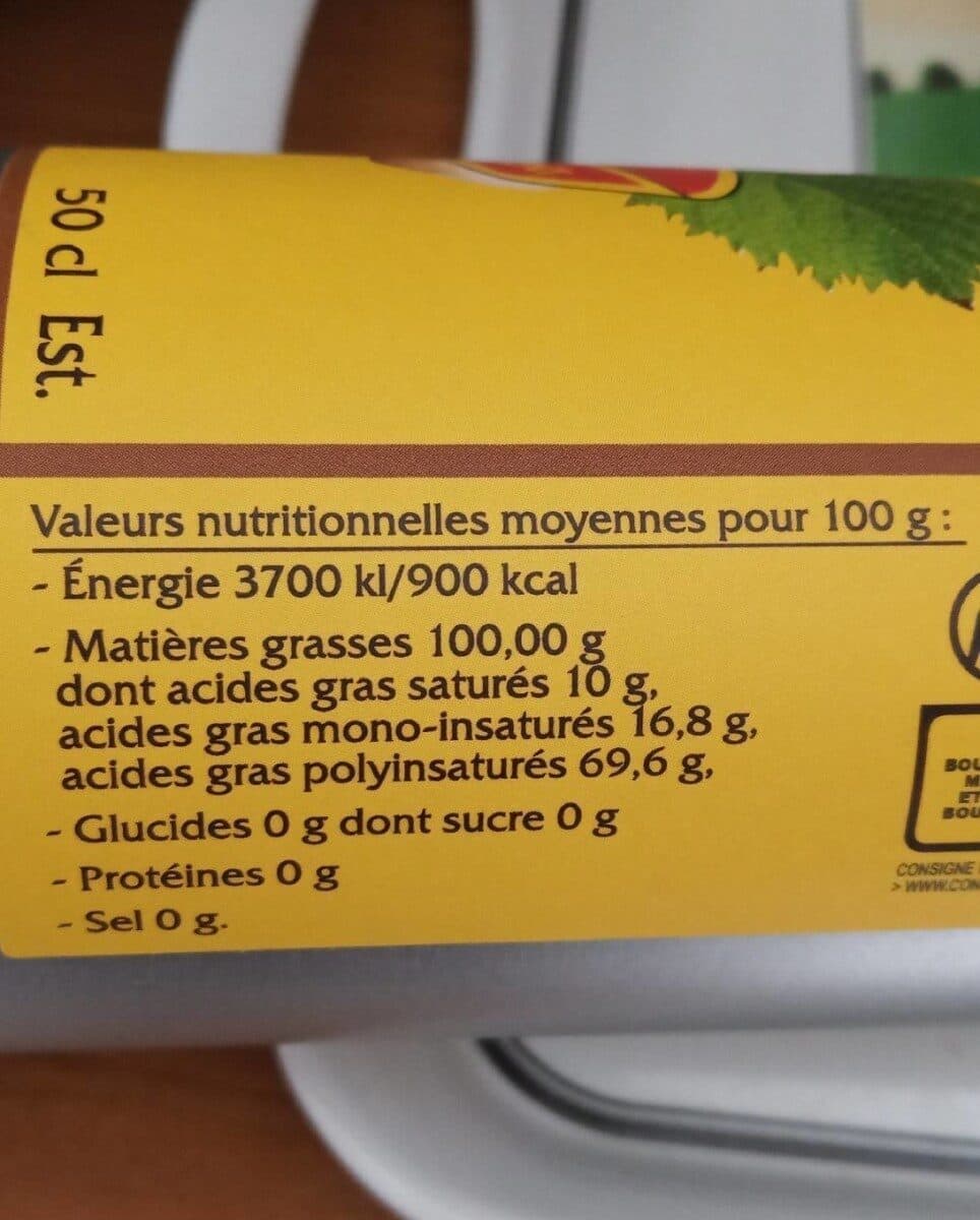 Huilerie Richard Huile de noisettes packshot
