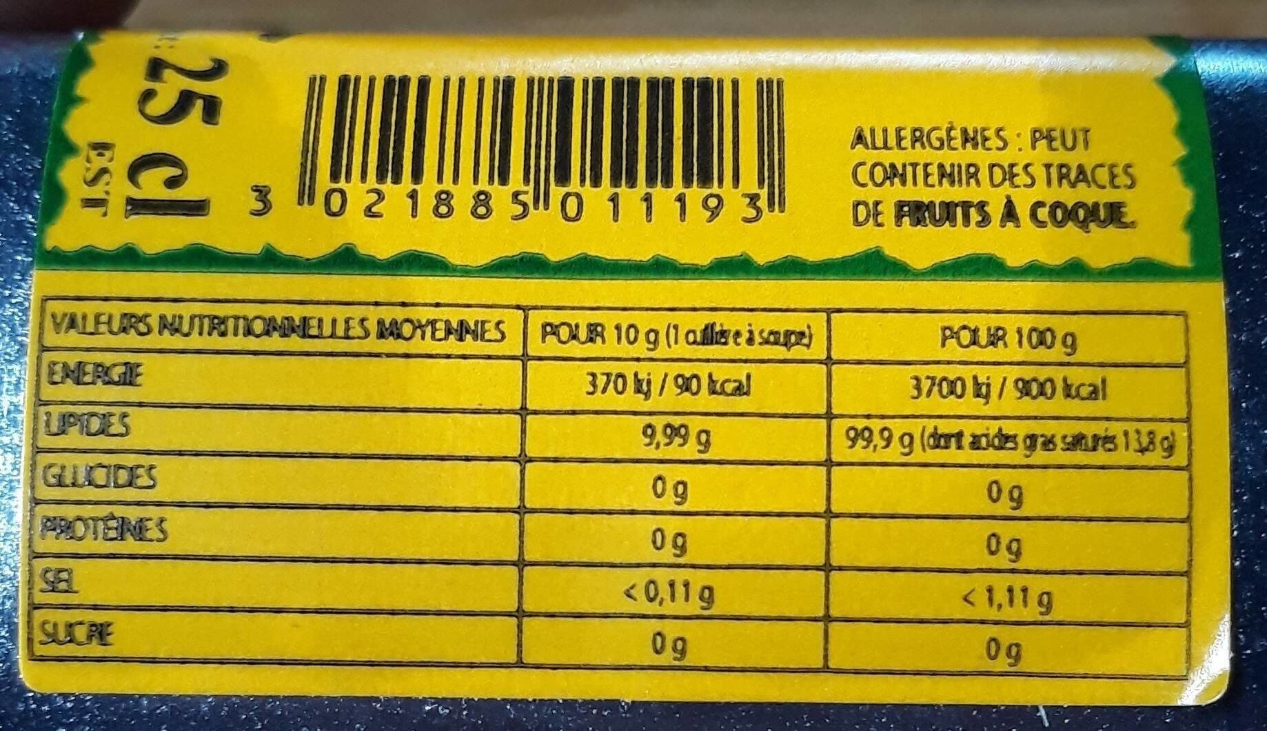 Huilerie Richard Huile d'olive au basilic packshot