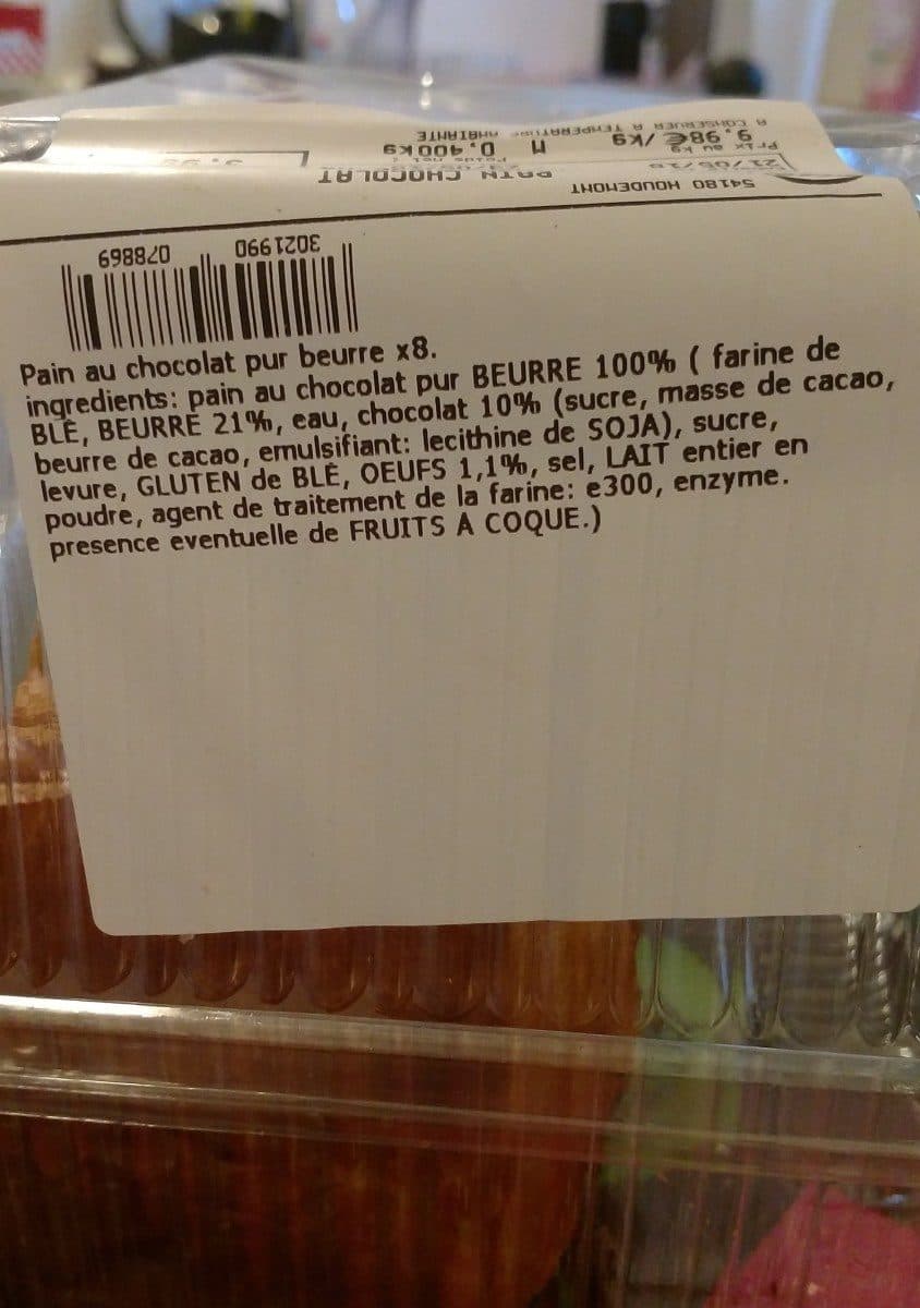 Cora Pain au chocolat packshot