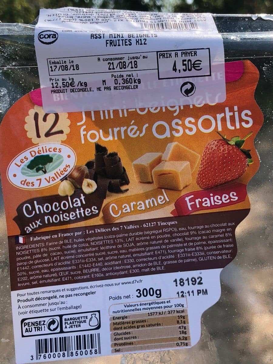 Cora Asst mini beignets fruites packshot