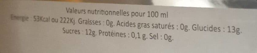 Open Food Facts Jus de pomme Negre packshot