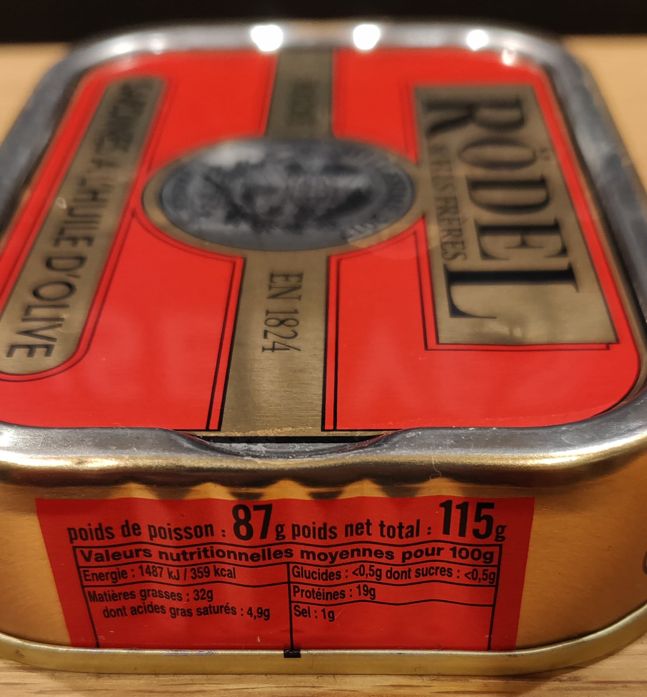 Rödel & Fils Frères Sardines a l'huile d'olive packshot