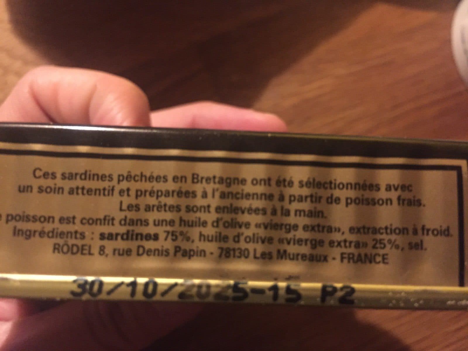 Rödel Sardines à L'huile Sans Arêtes Millésimées 115 GR packshot