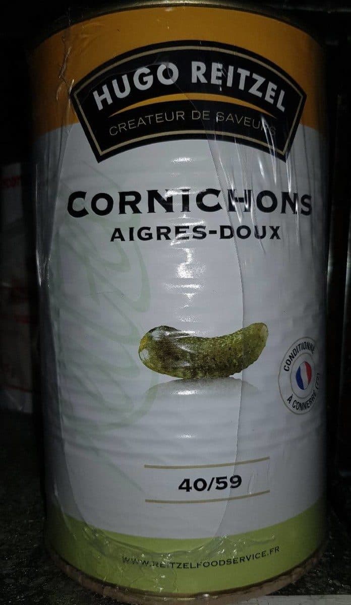 Hugo Reitzel Cornichons aigre doux packshot