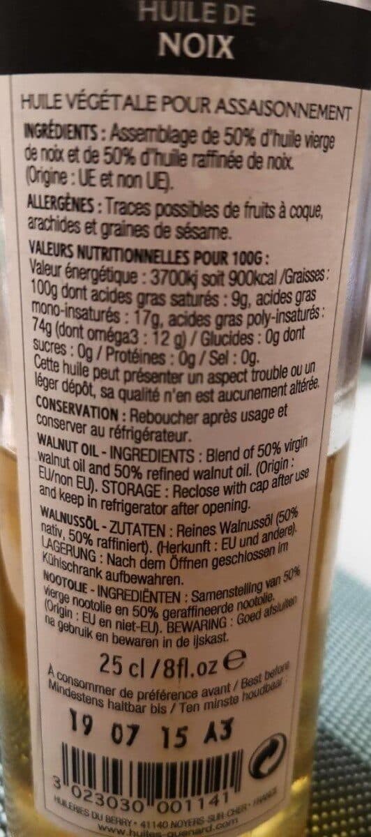 Open Food Facts Guenard Walnussöl packshot
