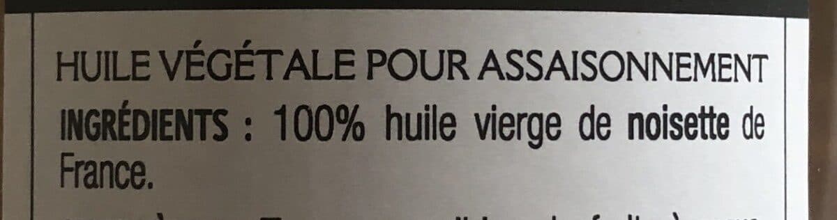 Open Food Facts Huile de Noisette de France packshot