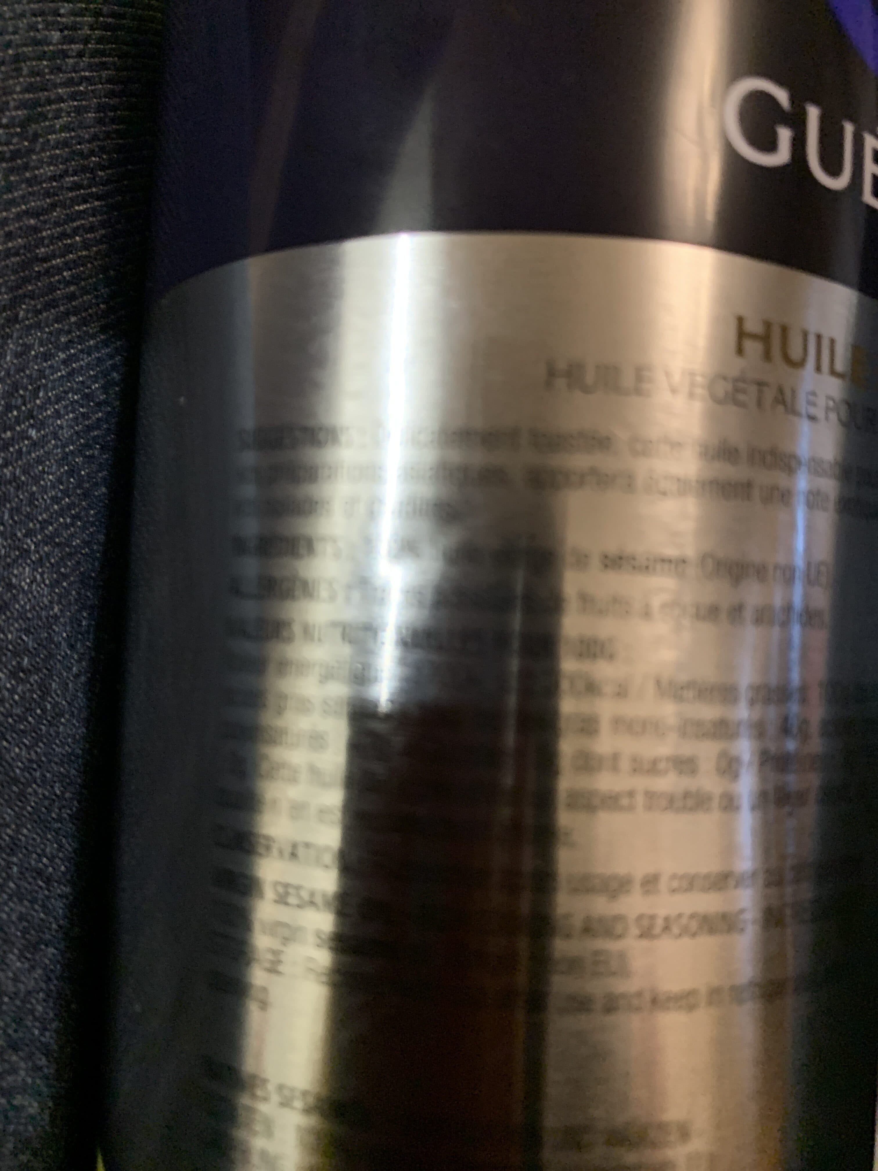 Guénard Huile Vierge De Sésame packshot