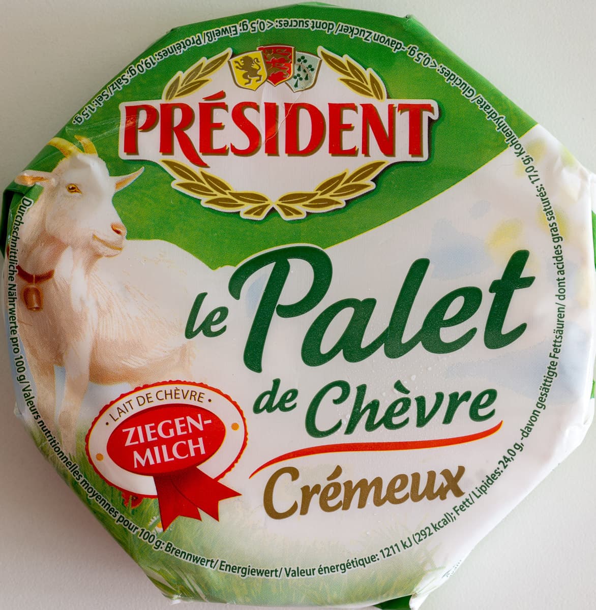 Président le Palet de Chèvre Crémeux packshot