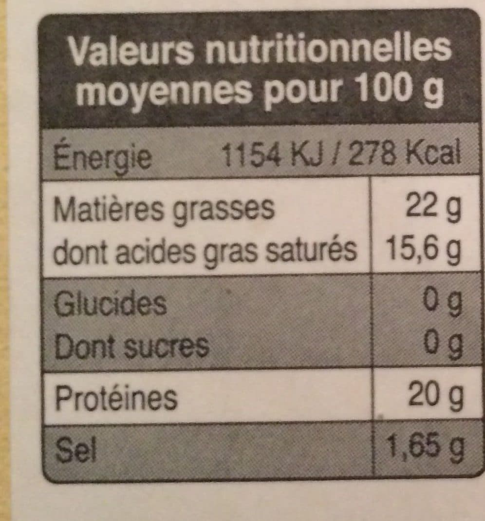 Sans marque Camembert (20% MG) packshot