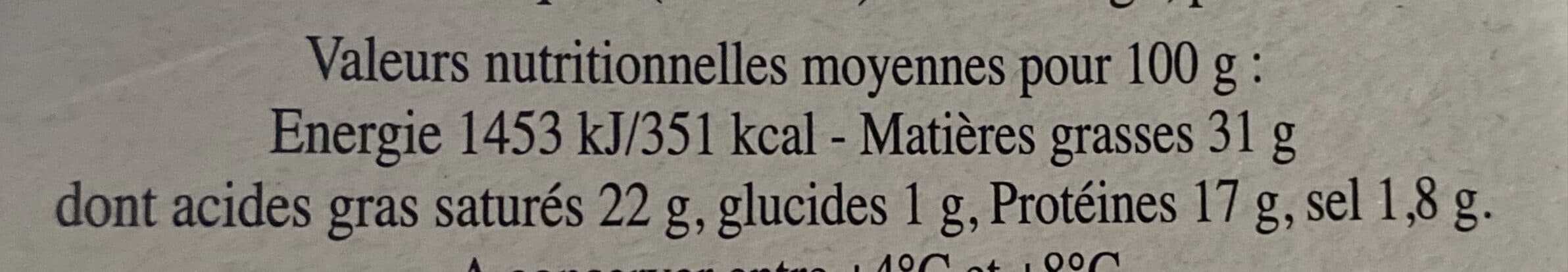 Sans marque Fromage bleu au lait pasteurisé packshot
