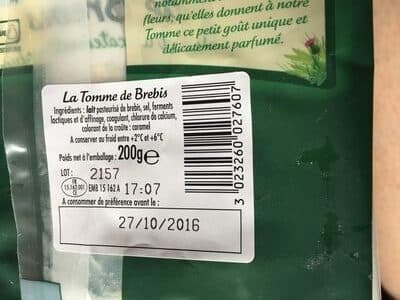 Lou Pérac La tomme de brebis packshot