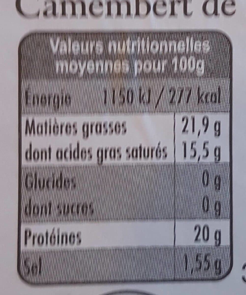 Jort Camembert de Normandie (22% MG) packshot
