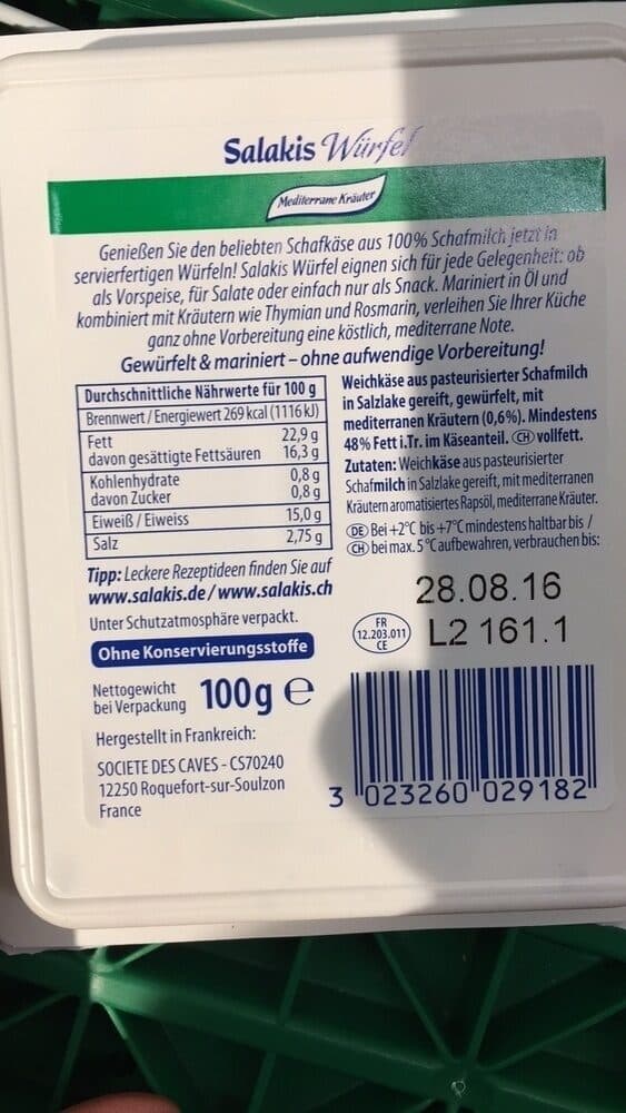 Salakis Salakis Würfel packshot