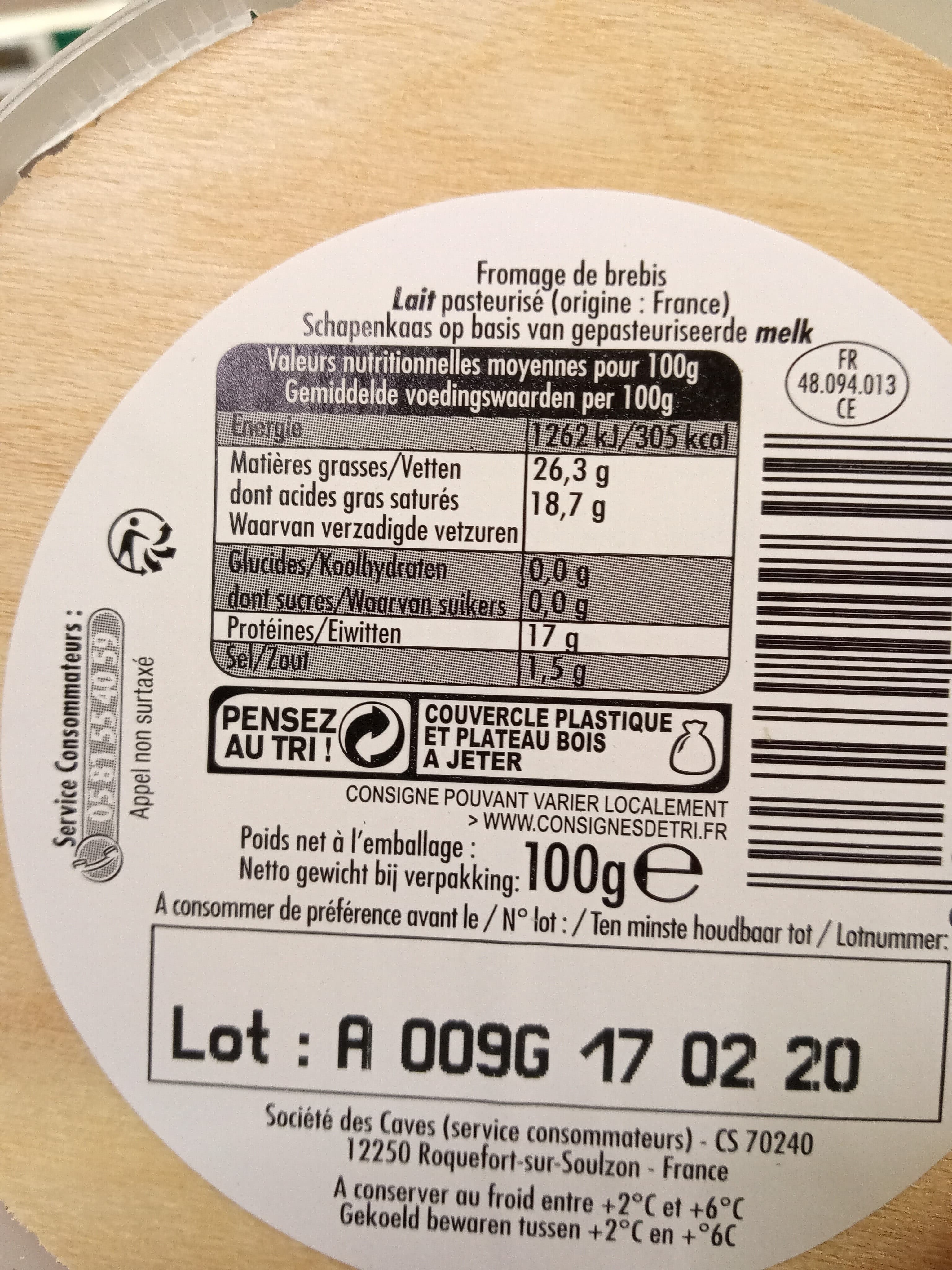 Lactalis Pérail - Le meilleur des Brebis packshot