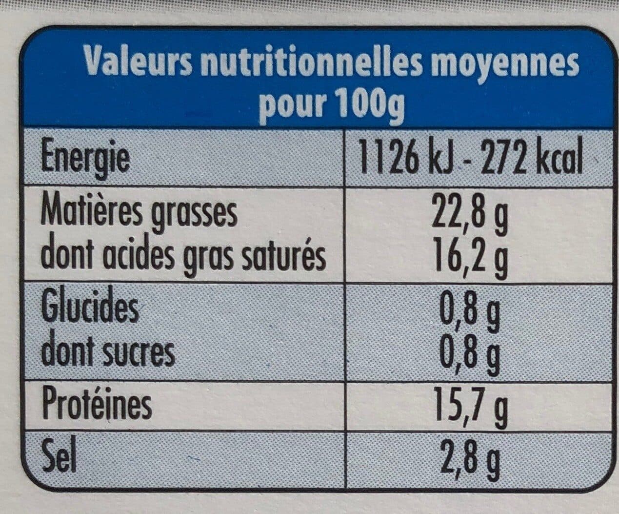 Lactalis Fromage de brebis au lait pasteurisé packshot