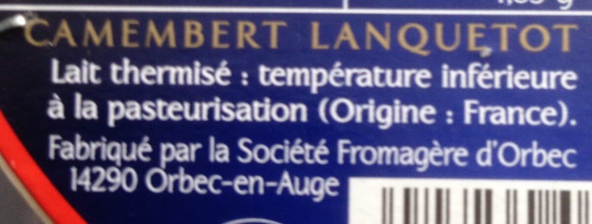 Open Food Facts Camembert packshot