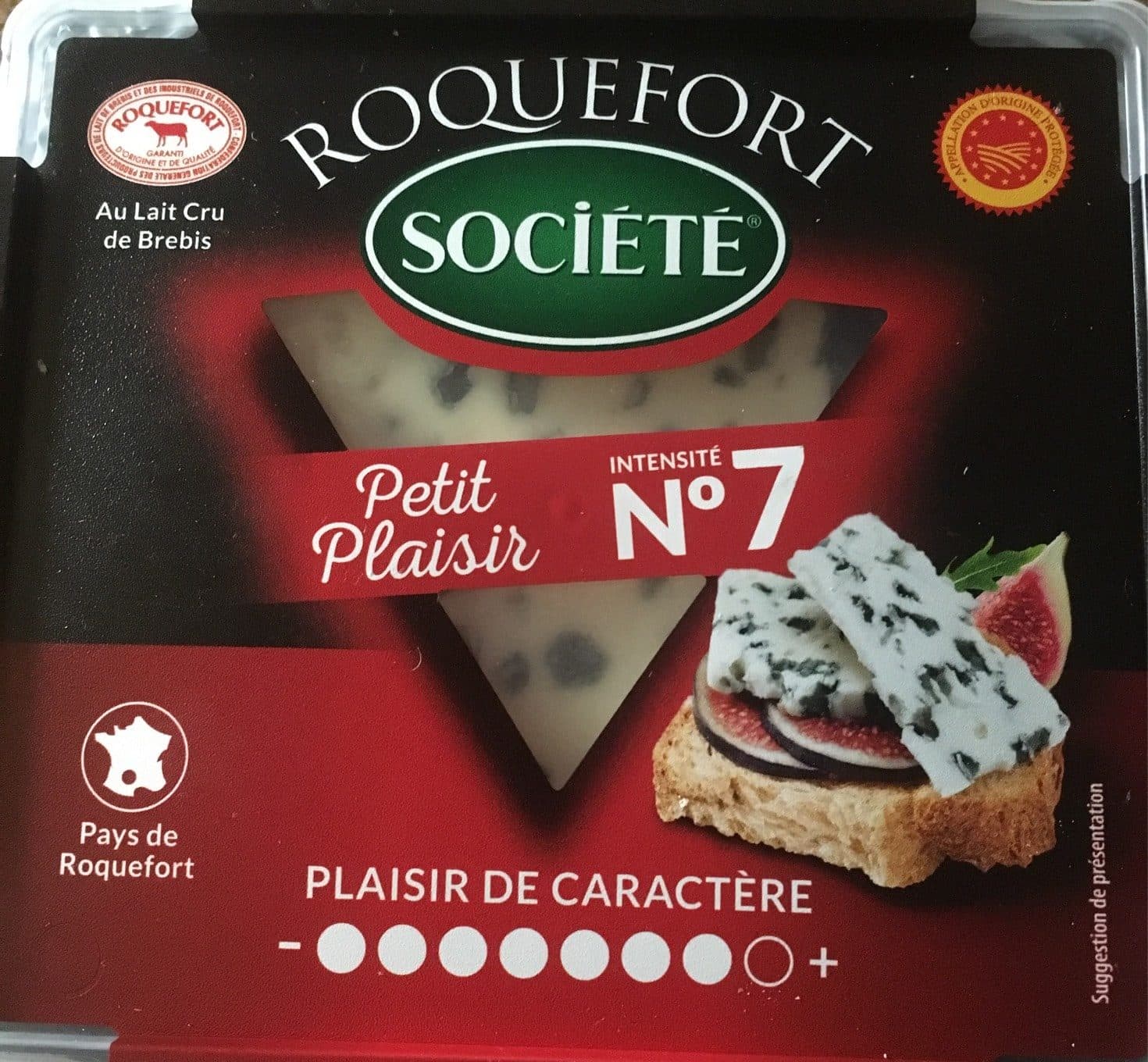 Société Roquefort Petit Plaisir n°7 Société packshot