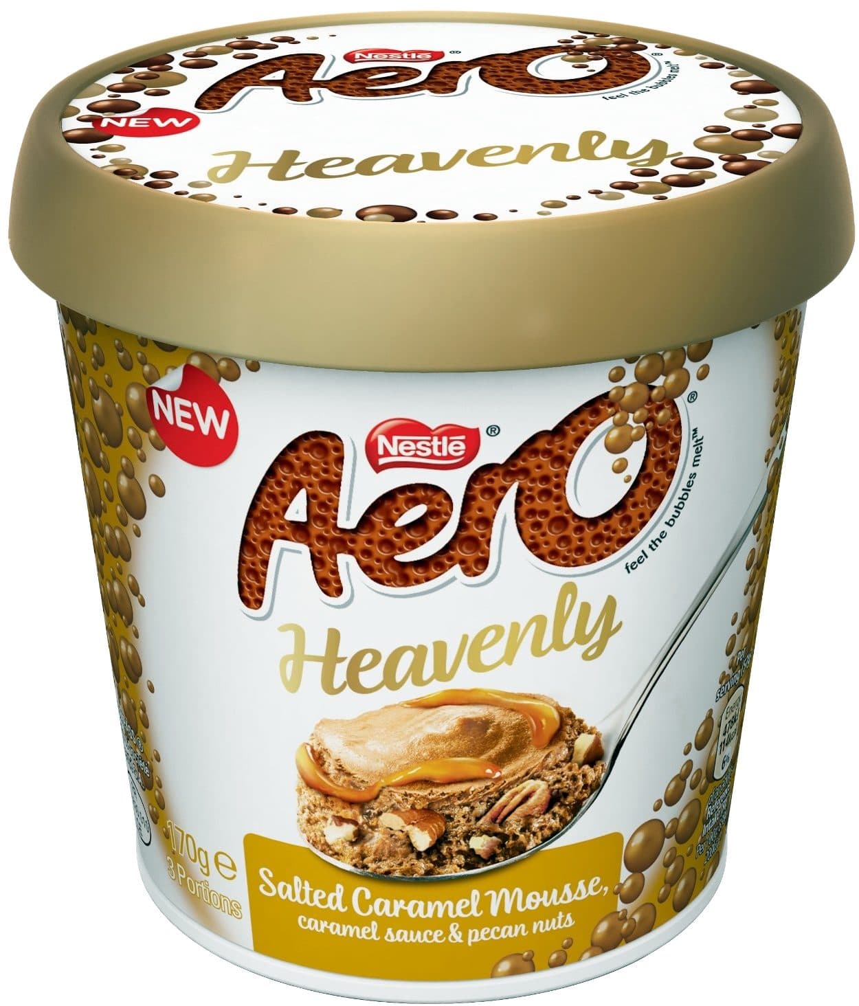 Aero Aero Heavenly Salted Caramel Mousse and Pecan Nuts packshot