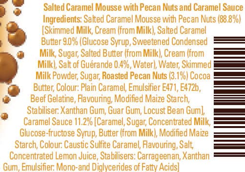 Aero Aero Heavenly Salted Caramel Mousse and Pecan Nuts packshot