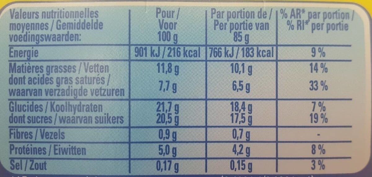 Nestlé Velours de creme chocolat x4 packshot