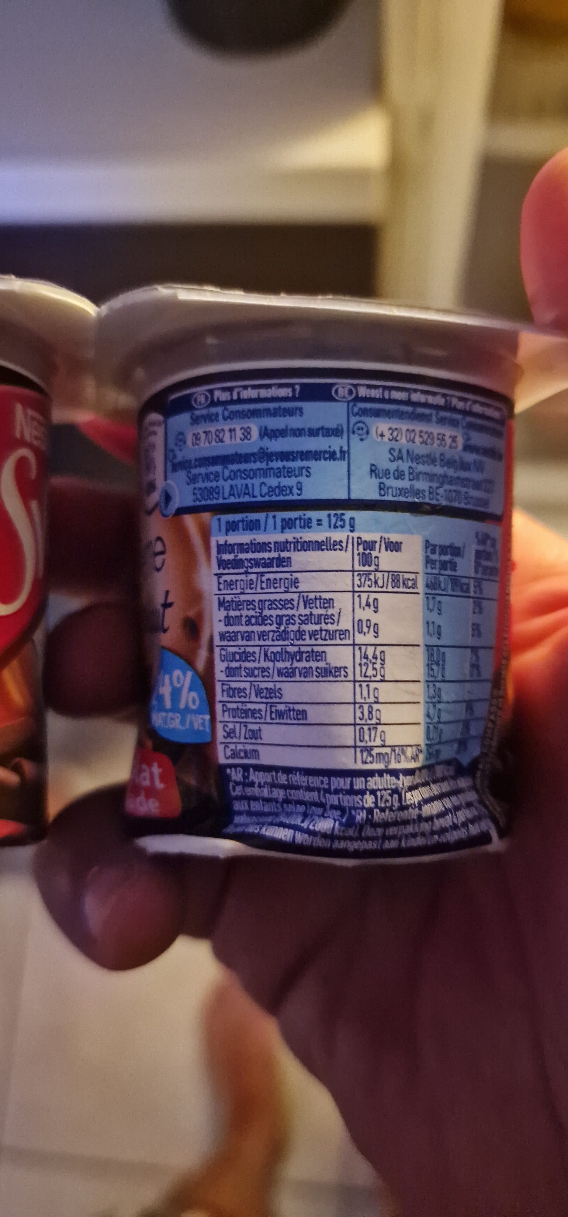 Nestlé Ferme & fondant Chocolat packshot