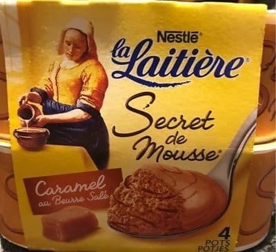 Nestlé Desserts mousse au caramel packshot