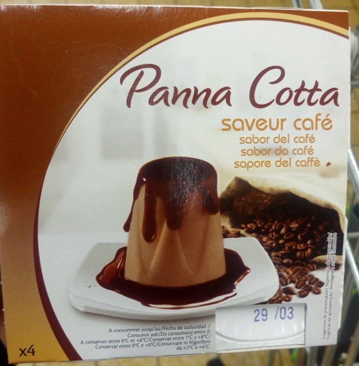 Open Food Facts Panna Cotta saveur café packshot